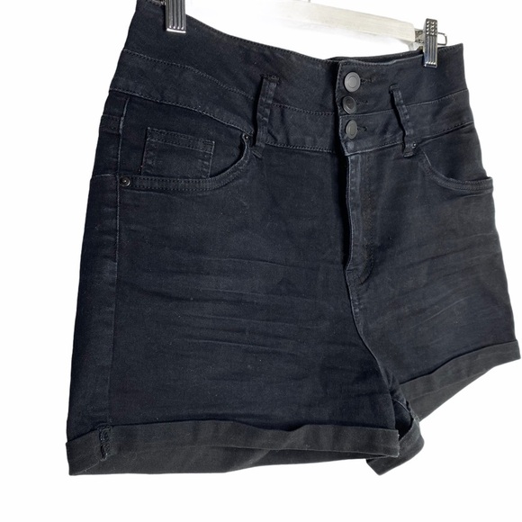 Hi Waist Up lift jean shortie shorts - Picture 6 of 10